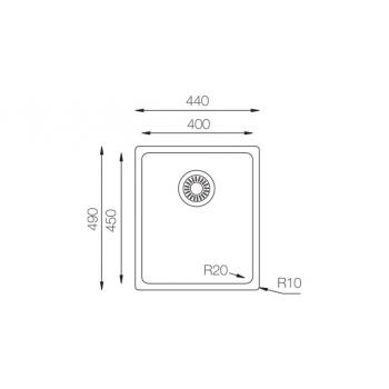 Кухонная мойка TopZero ME450.GT10K