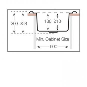 Кухонная мойка TopZero LTP610.457.GT8K