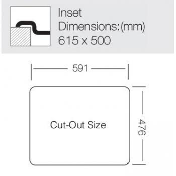 Кухонная мойка TopZero LTP615.500.GT8K