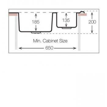 Кухонная мойка TopZero LTP945.510.15.GT8K
