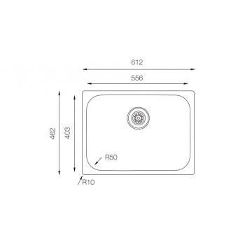 Кухонная мойка TopZero D556.GT12K