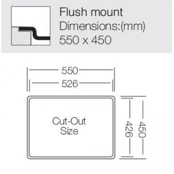 Кухонная мойка TopZero ColorX TNL500 MATT TITAN