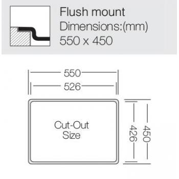Кухонная мойка TopZero ColorX TNL 500 GOLD ROSE