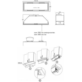KORTING вытяжка KHI 6997 GW