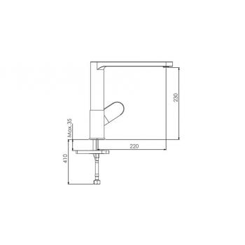 Смеситель TopZero FUOCO GOLD,PVD