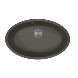 ВЕГА ОВАЛ мойка цвет антрацит