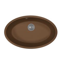 ВЕГА ОВАЛ мойка цвет мокко