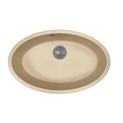 ВЕГА ОВАЛ мойка цвет бежевый