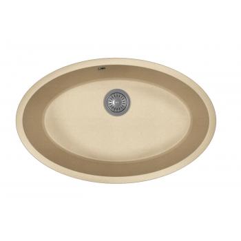 ВЕГА ОВАЛ мойка цвет бежевый