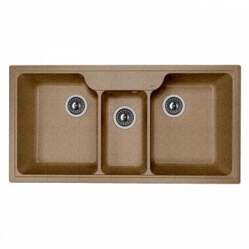 ЮЛИЯ мойка цвет коричневый