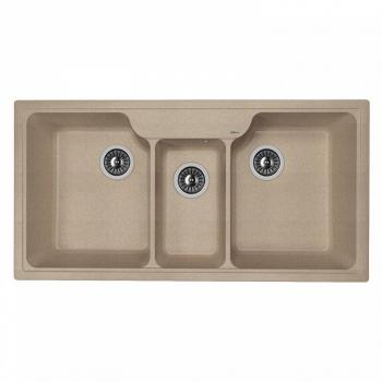 ЮЛИЯ мойка цвет песочный