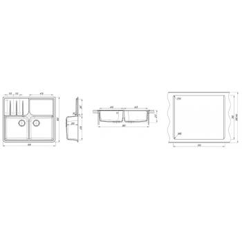 ОСТРОВ мойка цвет жасмин