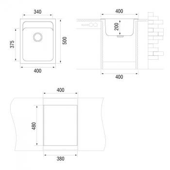 Кухонная мойка TopZero Bonnie Beach