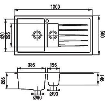 Кухонная мойка TopZero Cindy Jasmine