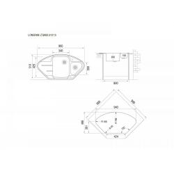 Кухонная мойка TopZero Angelina Chocolate