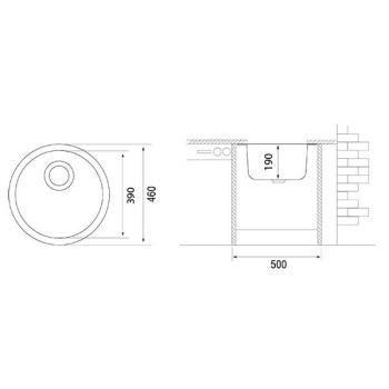 Кухонная мойка TopZero Kelly Jasmine