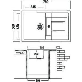 Кухонная мойка TopZero Susanna Ground