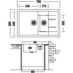 Кухонная мойка TopZero Valentina Titan
