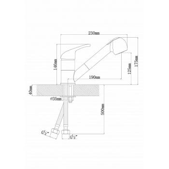 Смеситель TopZero Bruce 58 Beach