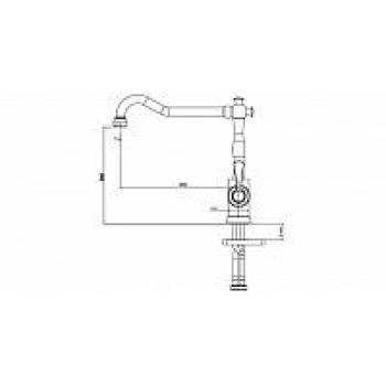 Смеситель TopZero RUBATO STAINLESS STEEL