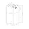 KORTING вытяжка KHA 45970 W Cube