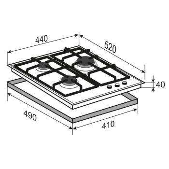 Zigmund & Shtain M 23.4 B варочная поверхность