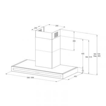 KORTING вытяжка KHC 9877 N