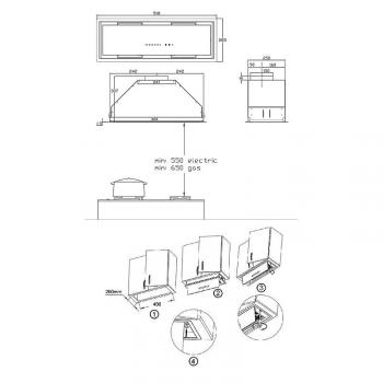 KORTING вытяжка KHI 6997 X