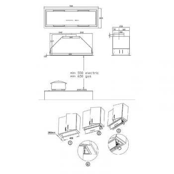 KORTING вытяжка KHI 6997 X