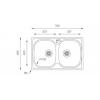 Кухонная мойка TopZero (wellinox) CLM 780.480.20 - GT6K