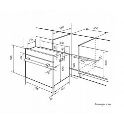 LEX EDM 051 BL Электрическая духовка