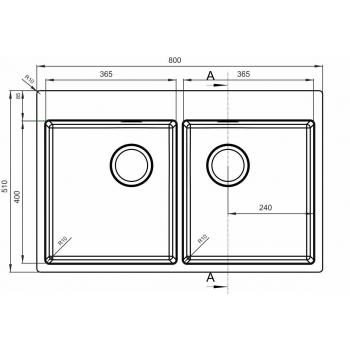 Логика мойка HM 800.510.В.20.Р.10
