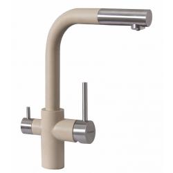 Смеситель Кристалл FL цвет шампань