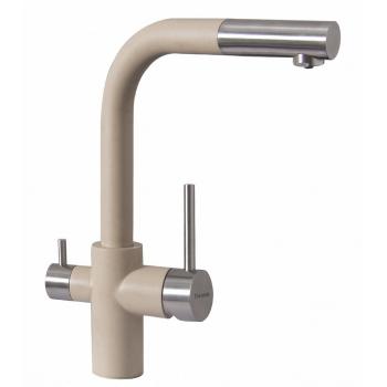 Смеситель Кристалл FL цвет шампань