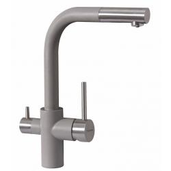 Смеситель Кристалл FL цвет грей