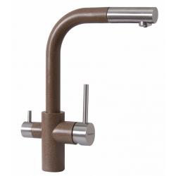 Смеситель Кристалл FL цвет коричневый
