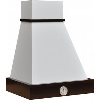 Вытяжка БРИТАНИКА 600 С ЧАСАМИ мощ 900 ДУБ/БЕЛЫЙ МУАР